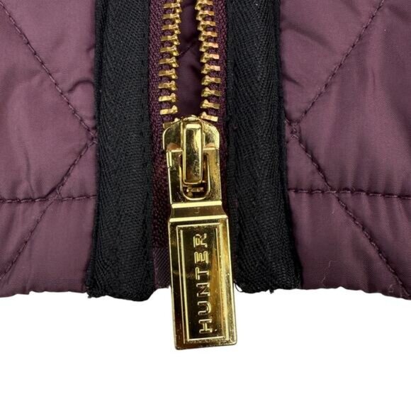 HUNTER Refined Quilted Short Trench Jacketize XS Oxford - Picture 9 of 15